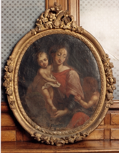 tableau Vierge à l'Enfant - © Ministère de la Culture (France), Conservation des antiquités et des objets d’art de l’Ain, tous droits réservés