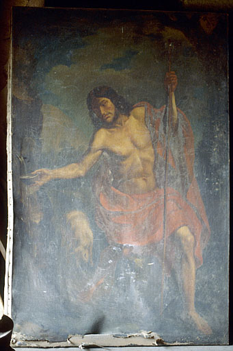 tableau   Saint Jean-Baptiste    - © Ministère de la Culture (France), Conservation des antiquités et des objets d’art de l’Ain, tous droits réservés