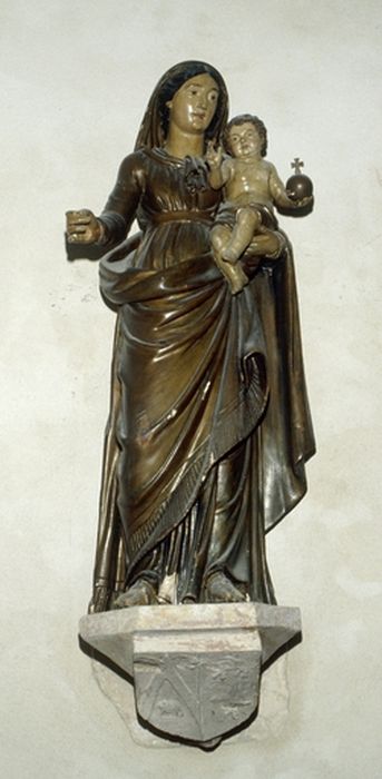 Statue petite nature : Vierge à l'Enfant - © Ministère de la Culture (France), Conservation des antiquités et des objets d’art de l’Ain, tous droits réservés