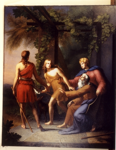 tableau Tobie et l'ange - © Ministère de la Culture (France), Conservation des antiquités et des objets d’art de l’Ain, tous droits réservés