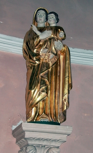 statue, vue générale