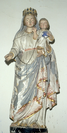 statue Vierge à l'Enfant - © Ministère de la Culture (France), Conservation des antiquités et des objets d’art de l’Ain, tous droits réservés