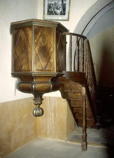 chaire à prêcher - © Ministère de la Culture (France), Conservation des antiquités et des objets d’art de l’Ain, tous droits réservés