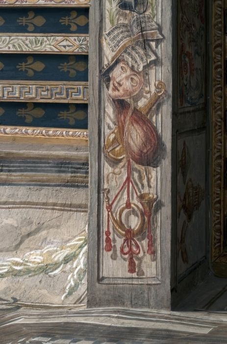 Ensemble de 6 peintures monumentales : Peinture allégorique - © Ministère de la Culture (France), Conservation des antiquités et des objets d’art de l’Ain, tous droits réservés
