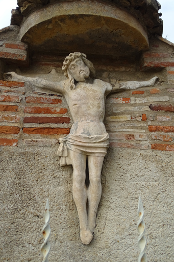 statue Christ en croix - © Ministère de la Culture (France), Conservation des antiquités et des objets d’art de l’Ain, tous droits réservés