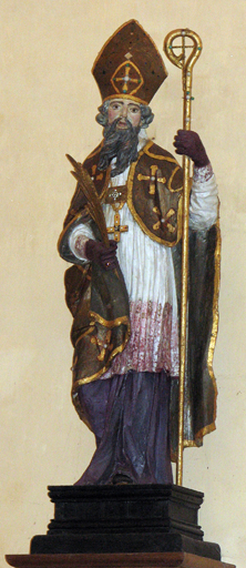statue Saint Martin (?) - © Ministère de la Culture (France), Conservation des antiquités et des objets d’art de l’Ain, tous droits réservés