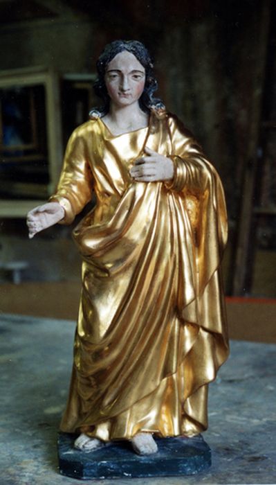 statuette : sainte ou saint (Gervais ?)