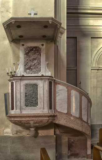 chaire à prêcher - © Ministère de la Culture (France), Conservation des antiquités et des objets d’art de l’Ain, tous droits réservés