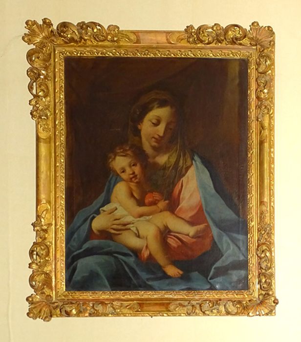 Tableau : Vierge à l'Enfant - © Ministère de la Culture (France), Conservation des antiquités et des objets d’art de l’Ain, tous droits réservés