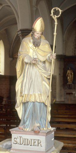 statue   Saint Didier    - © Ministère de la Culture (France), Conservation des antiquités et des objets d’art de l’Ain, tous droits réservés