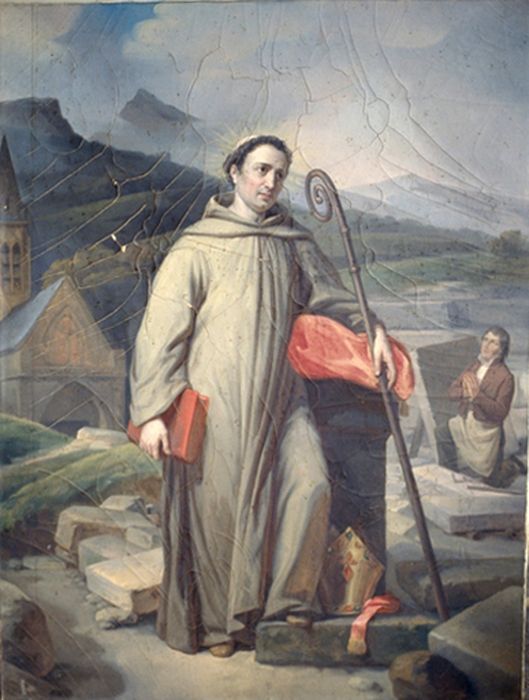 Tableau : saint Clair - © Ministère de la Culture (France), Conservation des antiquités et des objets d’art de l’Ain, tous droits réservés