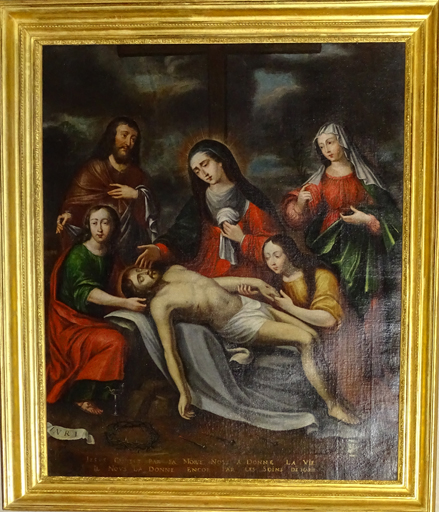 tableau   Vierge de Pitié    - © Ministère de la Culture (France), Conservation des antiquités et des objets d’art de l’Ain, tous droits réservés