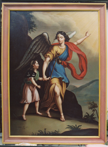 tableau   Ange gardien    - © Ministère de la Culture (France), Conservation des antiquités et des objets d’art de l’Ain, tous droits réservés