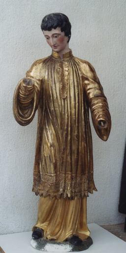 statue Saint Louis de Gonzague - © Ministère de la Culture (France), Conservation des antiquités et des objets d’art de l’Ain, tous droits réservés