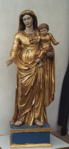 statue Vierge à l'Enfant - © Ministère de la Culture (France), Conservation des antiquités et des objets d’art de l’Ain, tous droits réservés