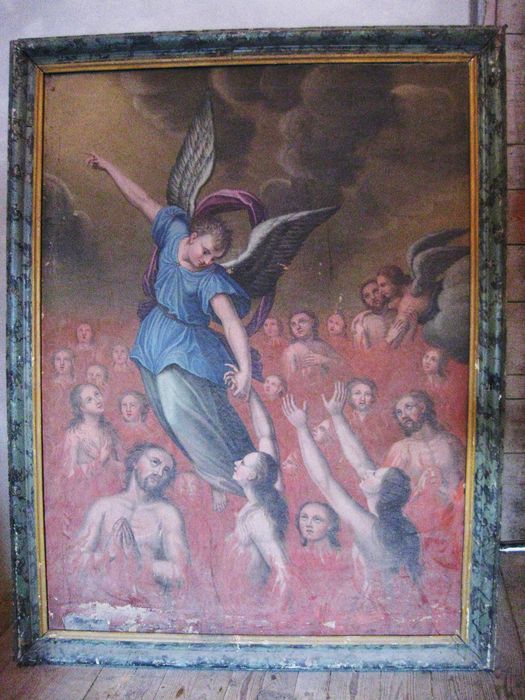 tableau : Les Ames du Purgatoire ou Le Purgatoire - © Ministère de la Culture (France), Conservation des antiquités et des objets d’art des Hautes-Alpes - Tous droits réservés