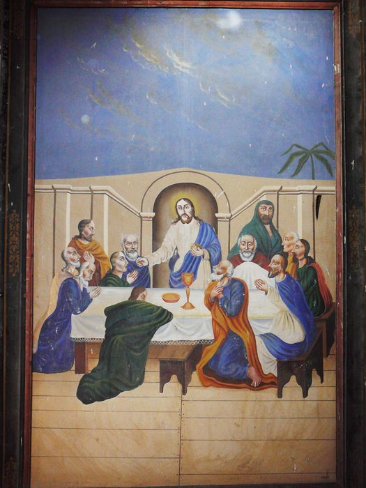 tableau : La Cène - © Ministère de la Culture (France), Conservation des antiquités et des objets d’art des Hautes-Alpes - Tous droits réservés
