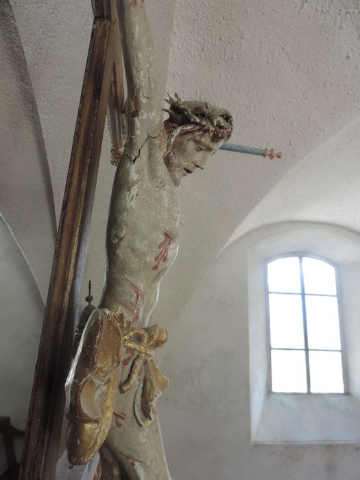 croix de procession, vue partielle - © Ministère de la Culture (France), Conservation des antiquités et des objets d’art des Hautes-Alpes - Tous droits réservés