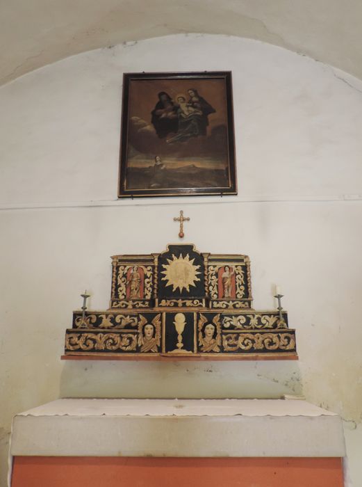 tabernacle à degrés et exposition - © Ministère de la Culture (France), Conservation des antiquités et des objets d’art de l'Ardèche - Tous droits réservés