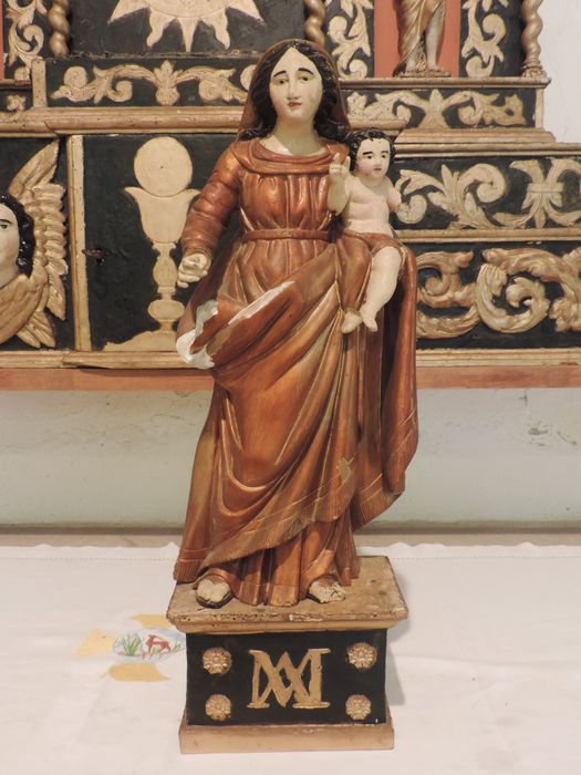 statue : Vierge à l'Enfant - © Ministère de la Culture (France), Conservation des antiquités et des objets d’art de l'Ardèche - Tous droits réservés