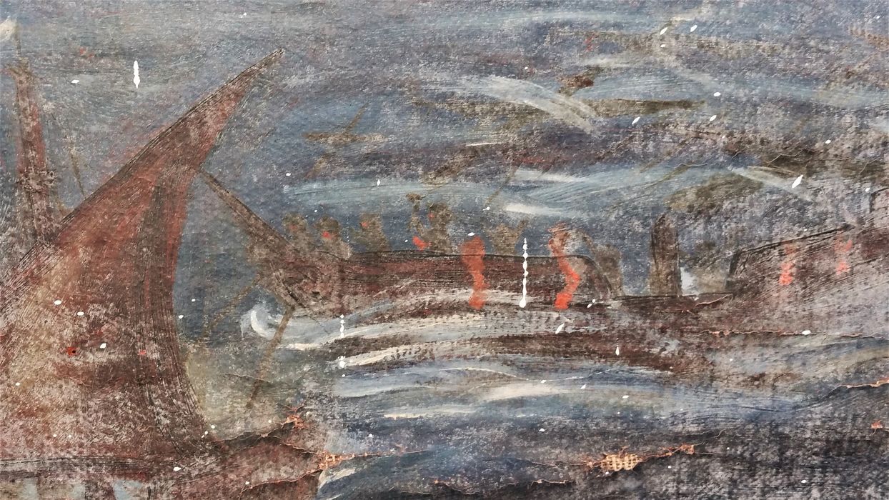 tableau ex voto, détail