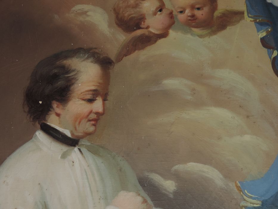 tableau : Vierge à l'Enfant, détail