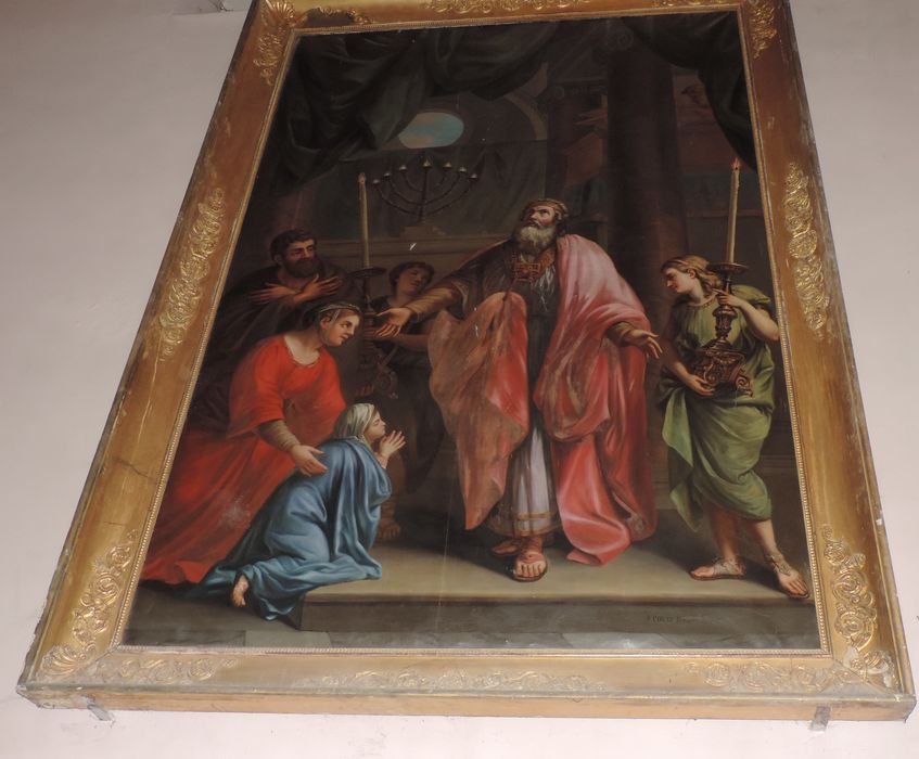 tableau, cadre : Présentation de la Vierge au temple