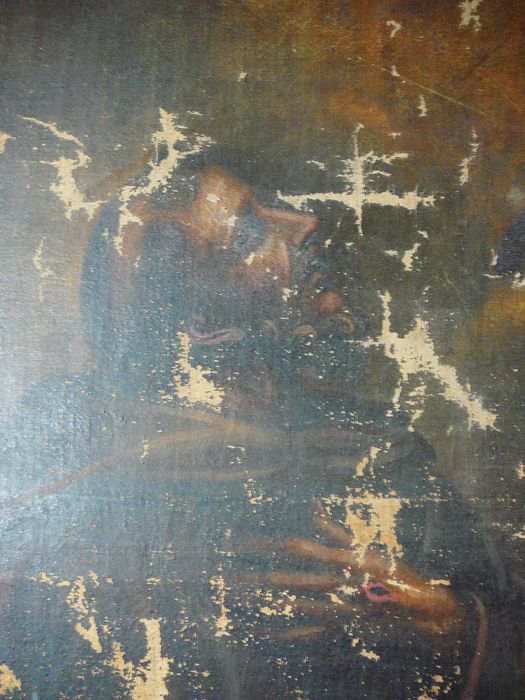 tableau : saint François d'Assise, détail