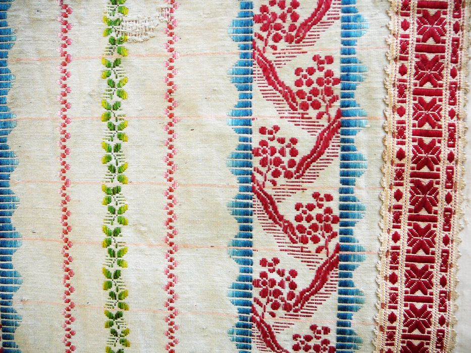 chasuble, détail - © Ministère de la Culture (France), Conservation des antiquités et des objets d’art de l'Ardèche - Tous droits réservés