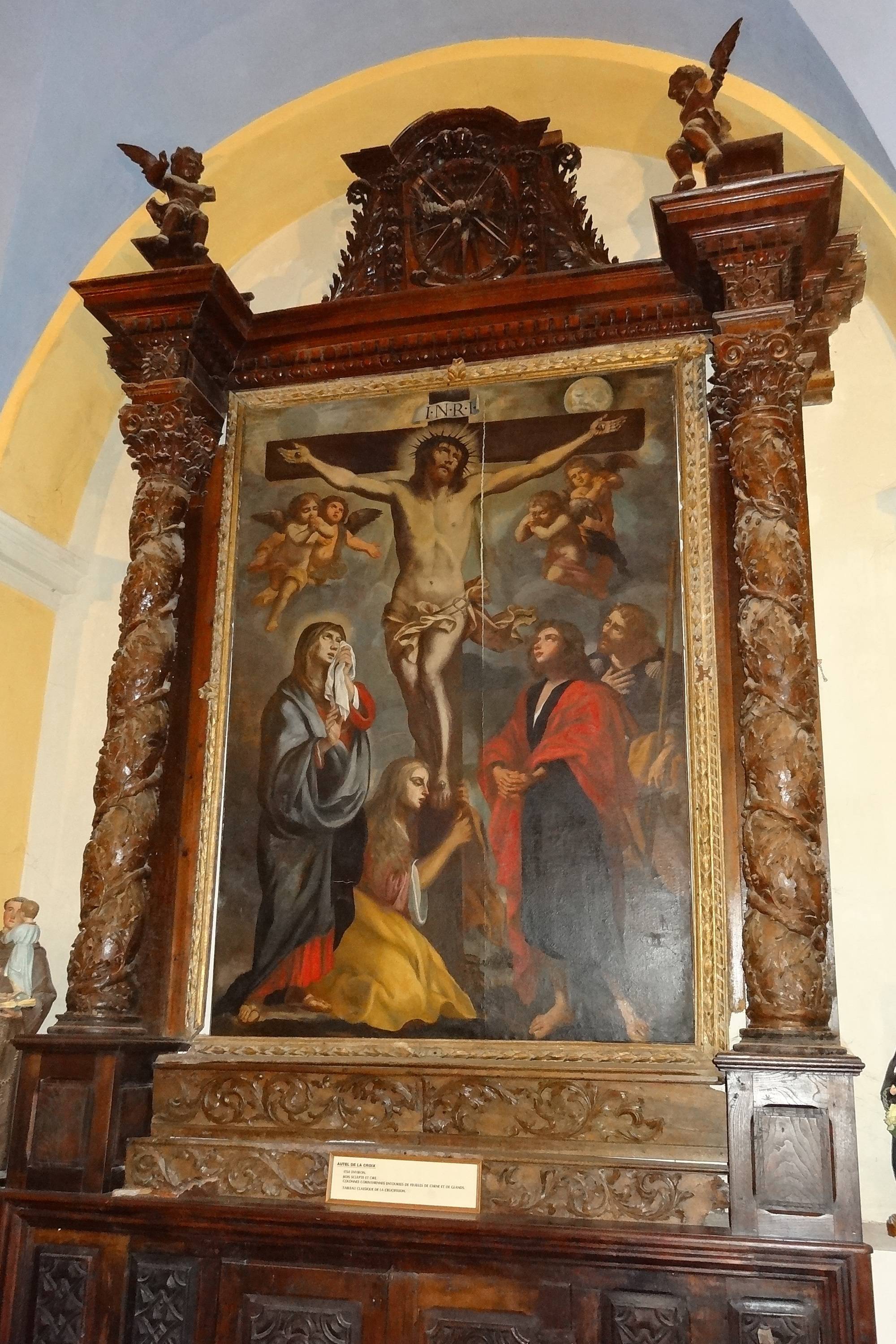 retable et tableau : Crucifixion (La) - © Ministère de la Culture (France), Conservation des antiquités et objets d'art des Alpes Maritimes, tous droits réservés