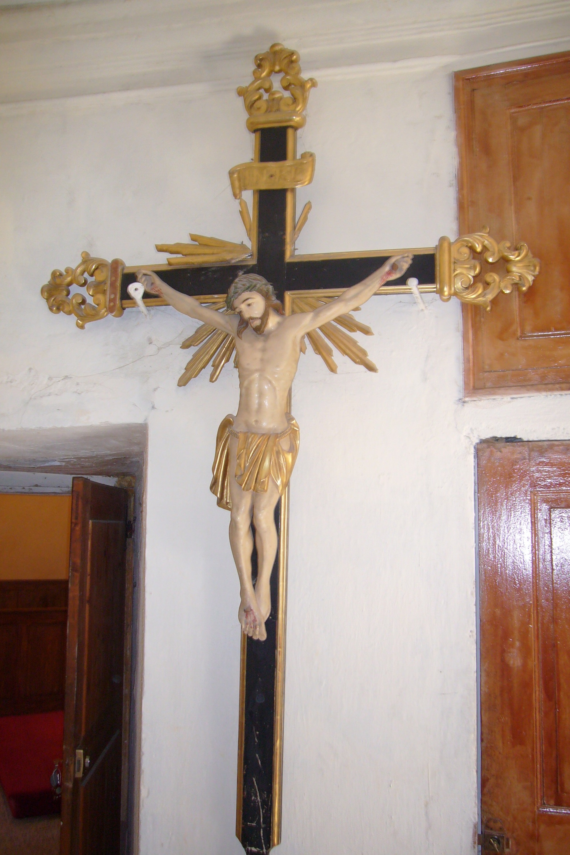 Christ en croix de procession - © Ministère de la Culture (France), Conservation des antiquités et objets d'art des Alpes Maritimes, tous droits réservés