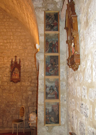 bande latérale d'un retable : Scènes de la vie de la Vierge et de la Passion de Jésus