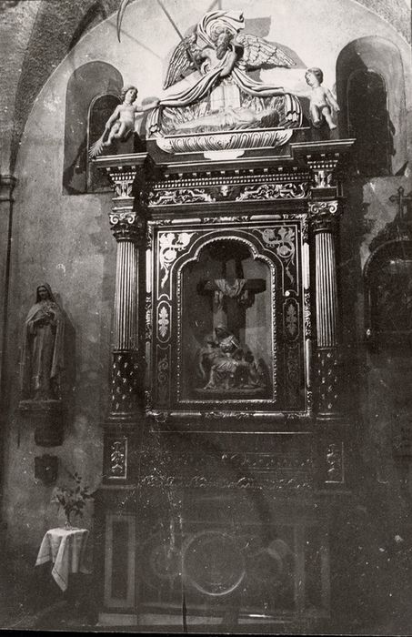 autel, retable des Âmes du Purgatoire ou Notre-Dame des Douleurs