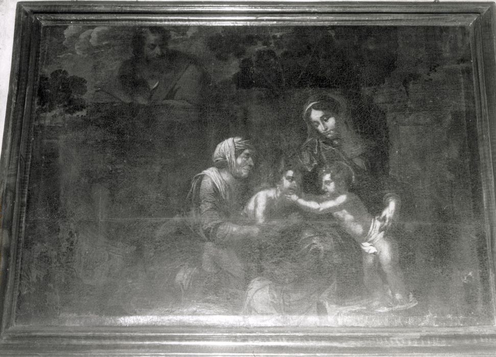 tableau : Vierge à l’Enfant, sainte Anne et saint Jean-Baptiste