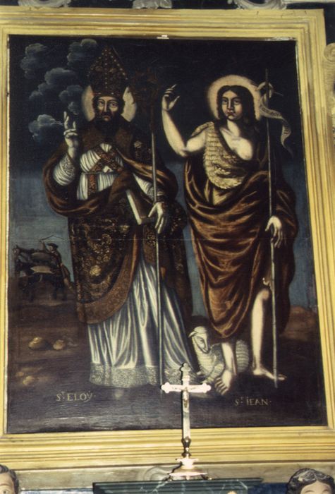 tableau : Saint Jean-Baptiste, saint Éloi