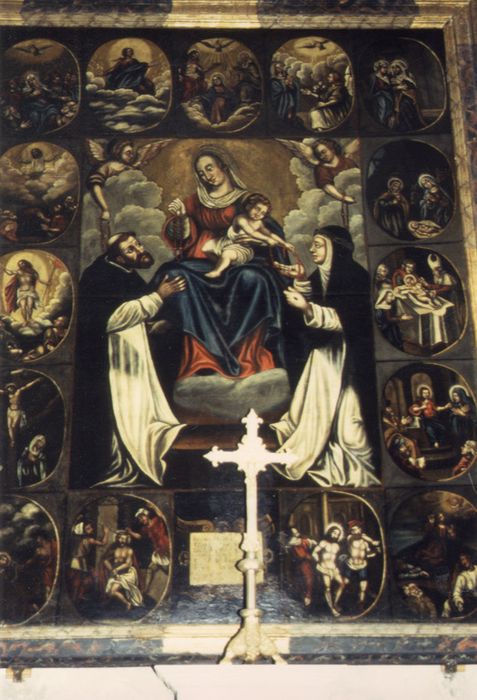 tableau : Remise du rosaire (la)