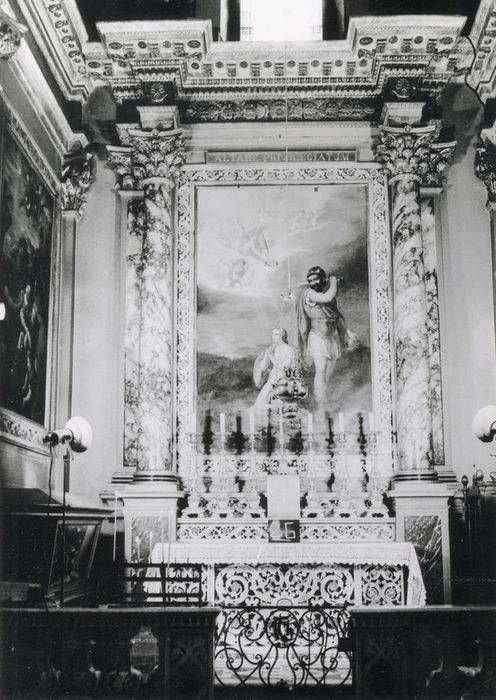 retable, tableau : Décollation de Sainte Réparate