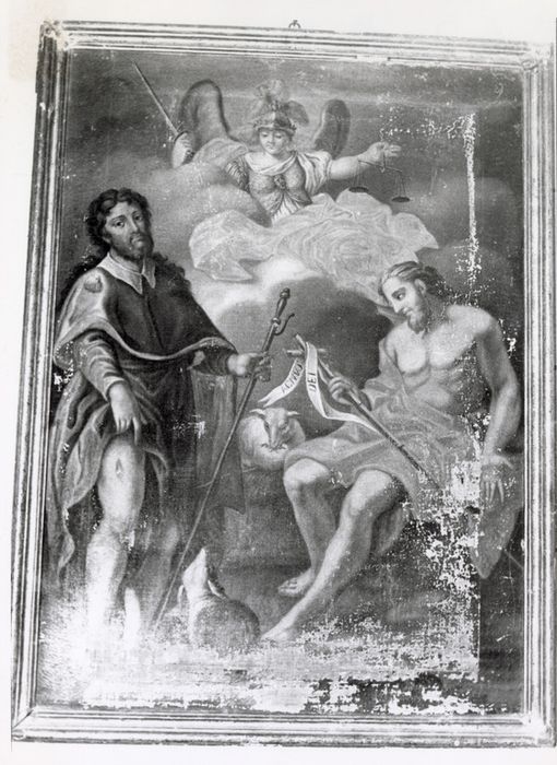 tableau : Saint Roch, saint Michel et saint Jean-Baptiste