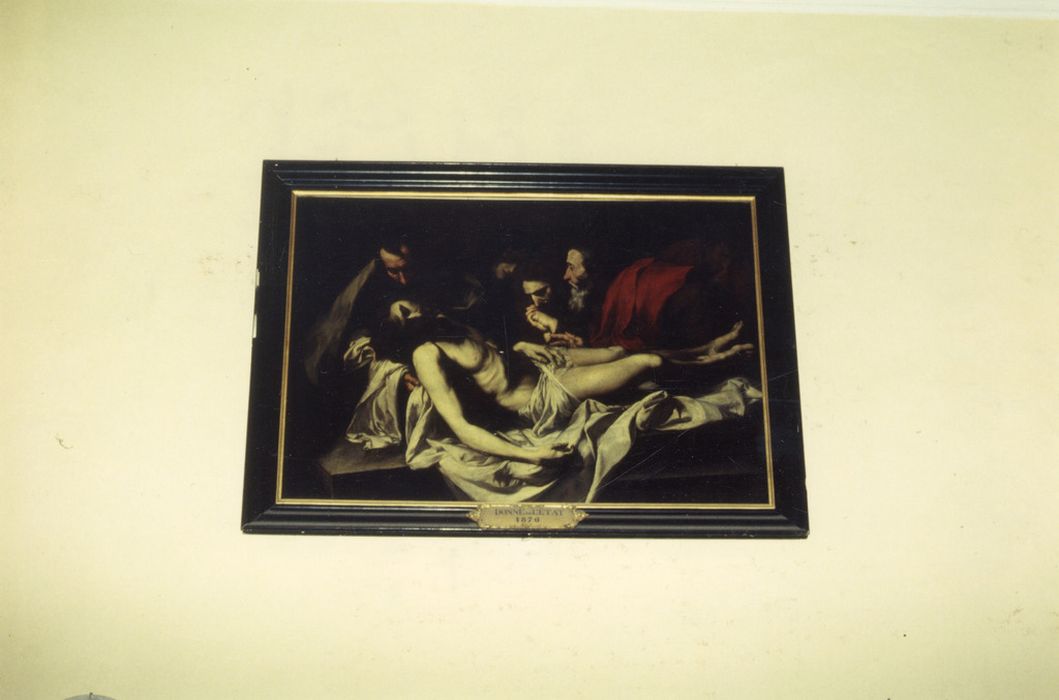 Tableau : Déploration sur le Christ mort