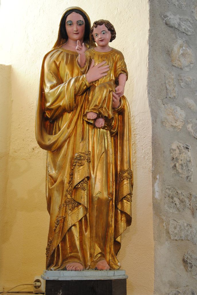 statue : Vierge à l'Enfant, vue générale