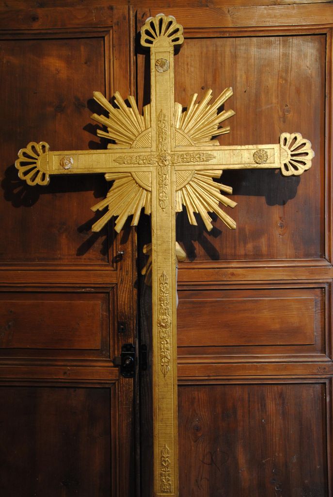 croix de procession, revers, vue générale