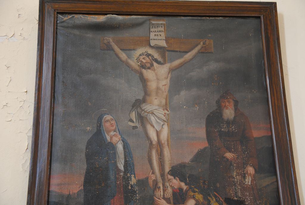 tableau : Crucifixion, vue partielle