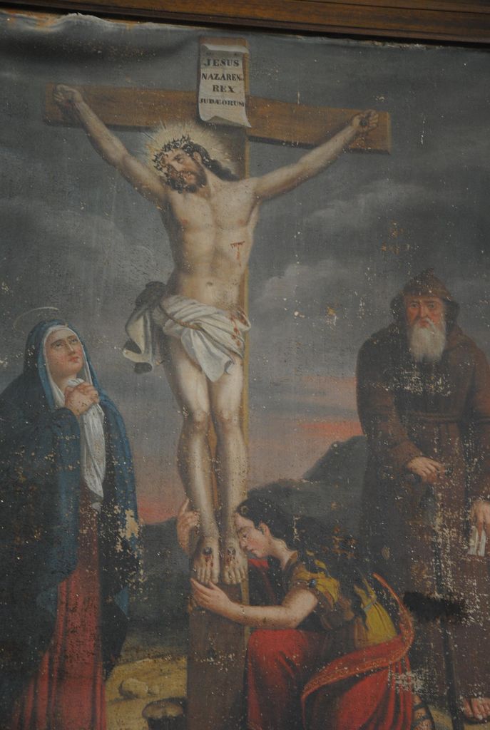 tableau : Crucifixion, vue partielle