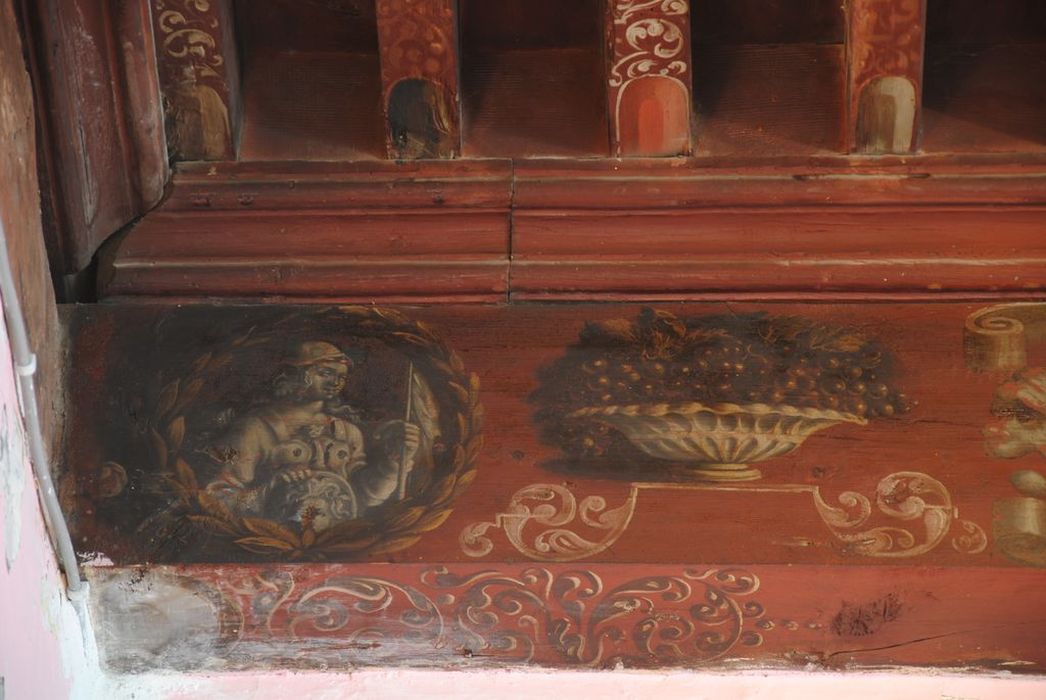 plafond, peinture monumentale, détail