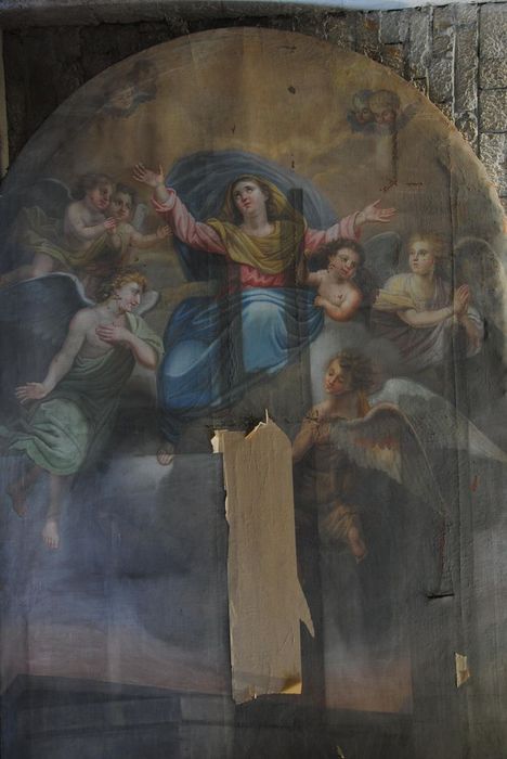 tableau : Assomption de la Vierge, vue générale