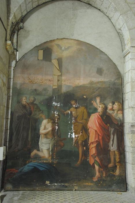 tableau : Le Baptême du Christ, vue générale