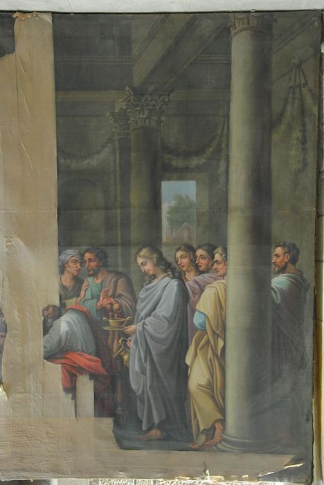 tableau : Sacrement du mariage, vue partielle