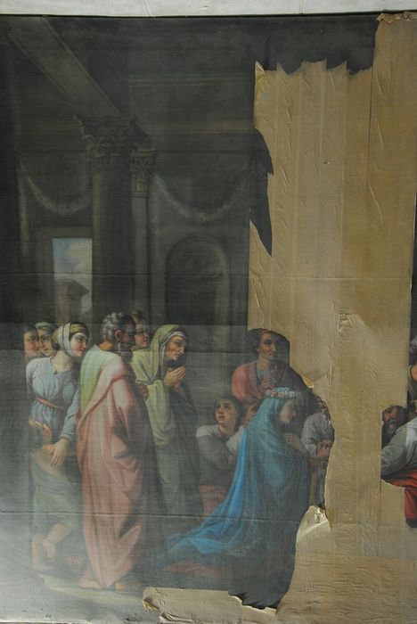 tableau : Sacrement du mariage, vue partielle