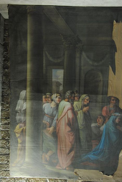 tableau : Sacrement du mariage, vue partielle