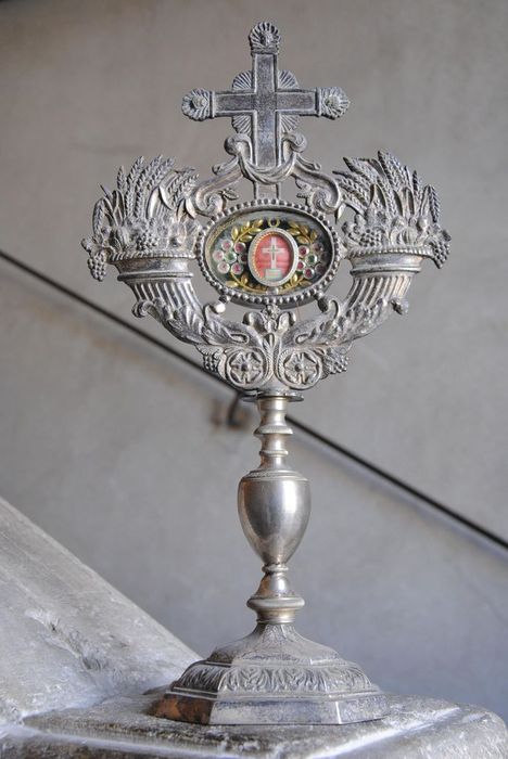 reliquaire de la Vraie Croix, vue générale - © Ministère de la Culture (France), Médiathèque du patrimoine et de la photographie, Conservation des antiquités et des objets d’art de l’Ardèche – Tous droits réservés